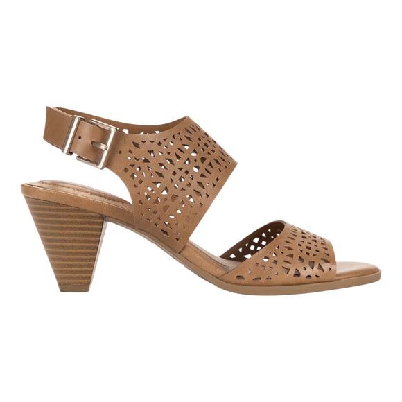 Style & Co Women's Hazleyy Open Toe Slingback Dress Sandals Brown Size 9 1/2 M - Picture 2 of 4